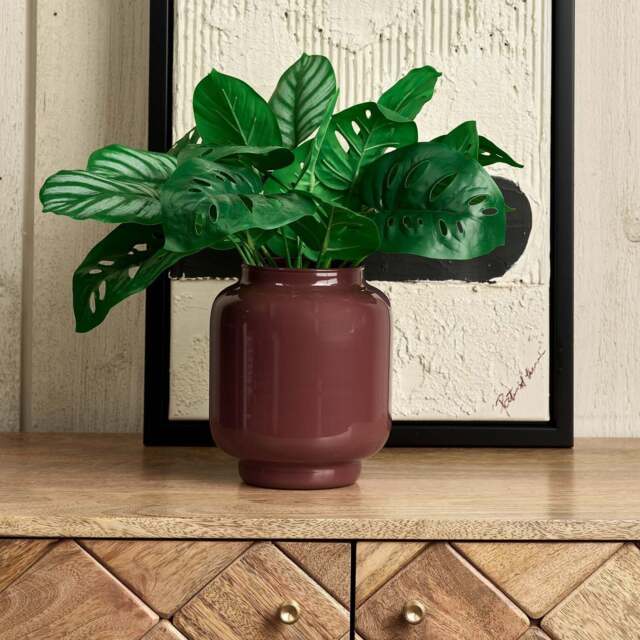 Glass Base Vase in Cherry - Large - image 1