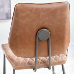Adelaide 180cm Dining Table & 4 Digby Dining Chairs - Tan - thumbnail 6