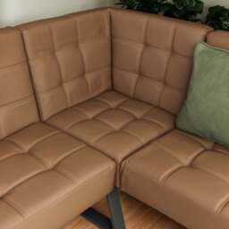 Rubix Corner Bench in Tan - thumbnail 5
