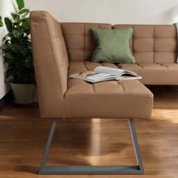 Rubix Corner Bench in Tan - thumbnail 2