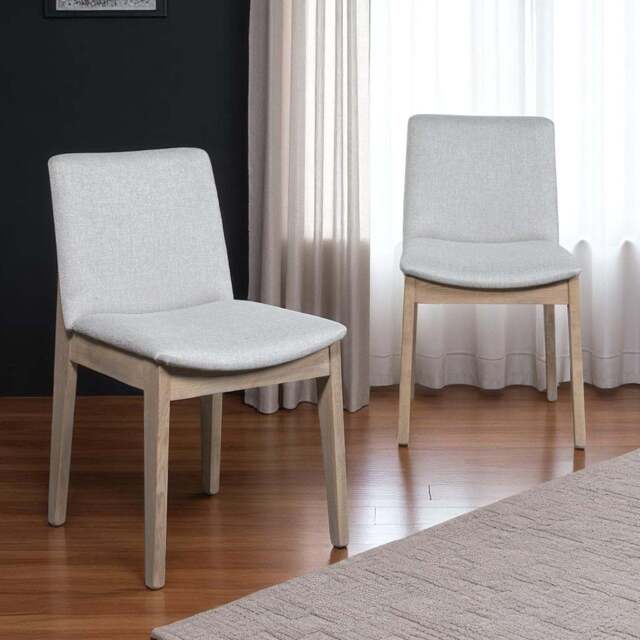 Hampton Dining Chair in Beige (Set of 2) - image 1