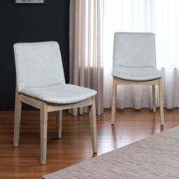 Hampton Dining Chair in Beige (Set of 2) - thumbnail 1