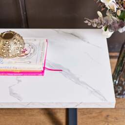 Jupiter Marble Effect Coffee Table - thumbnail 6