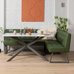 Saturn Dining Table 150cm in White - thumbnail 2