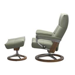 Stressless David Recliner with Signature Base and Footstool - thumbnail 2