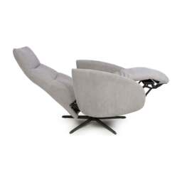 Sicily Pewter Power Swivel Recliner - thumbnail 5