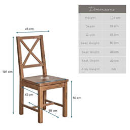 Adelaide Wooden Dining Chair (Set of 2) - thumbnail 6