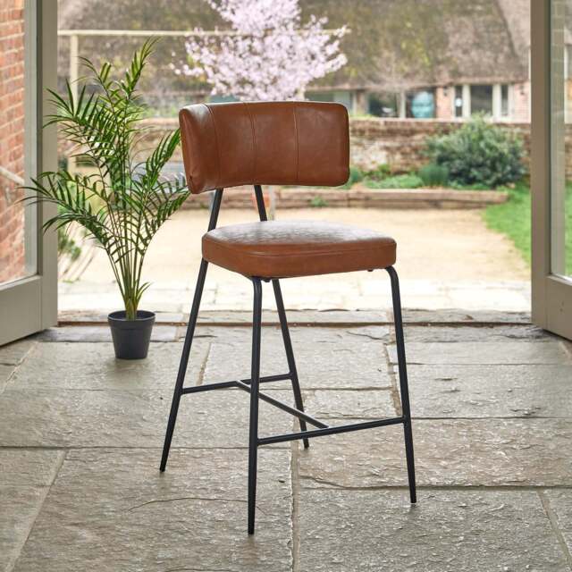 Admiral Caramel Bar Stool - image 1