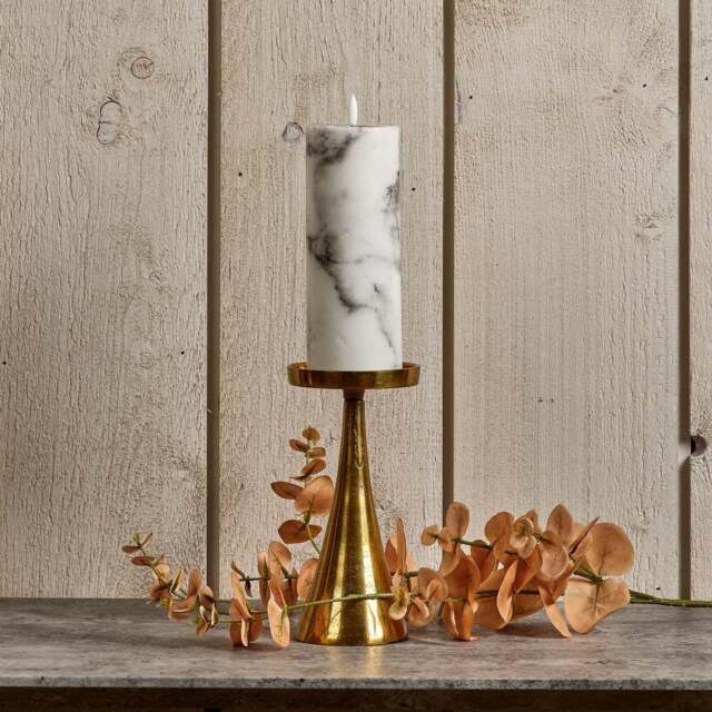 Conical Candle Stand in Gold - Small - image 1