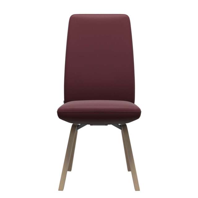 Stressless Vanilla High Back Dining Chair with Contemporary Base - Large with Arms / Stressless Paloma - image 1