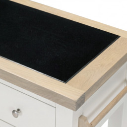 Bibury Small Kitchen Island in Painted / Oak - thumbnail 4