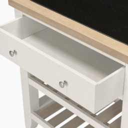 Bibury Small Kitchen Island in Painted / Oak - thumbnail 5