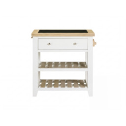 Bibury Small Kitchen Island in Painted / Oak - thumbnail 6