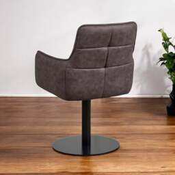 Arno Green Real Leather Dining Chair (Set of 2) - thumbnail 2