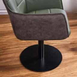 Arno Green Real Leather Dining Chair (Set of 2) - thumbnail 6