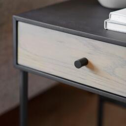 Carbury 1 Drawer Bedside Table - thumbnail 2