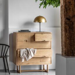 Craft 5 Drawer Chest Natural - thumbnail 1