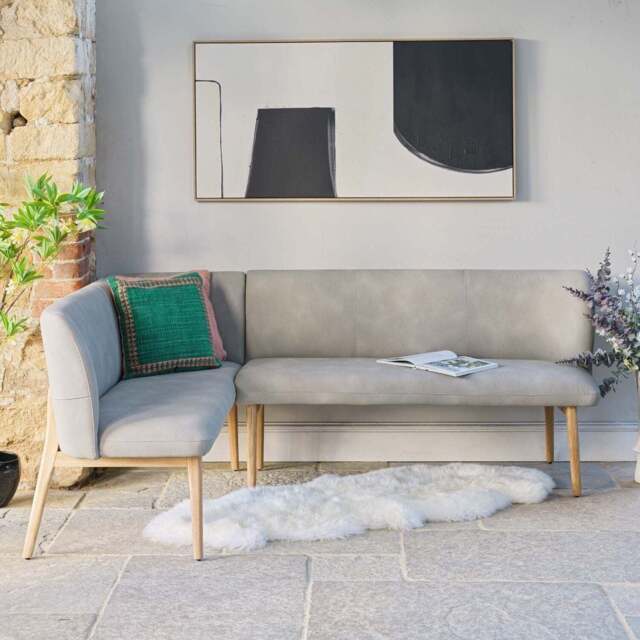 Fairmile Corner Right Hand Facing Bench - Misty - image 1