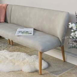 Fairmile Corner Right Hand Facing Bench - Misty - thumbnail 6