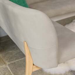 Fairmile Corner Right Hand Facing Bench - Misty - thumbnail 5