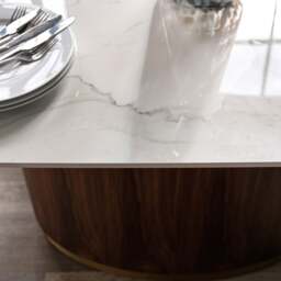 West Bay Dining Table 180cm with 4x Parma Dining Chairs in Silver - thumbnail 3
