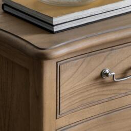 Chic 5 Drawer Chest Weathered - thumbnail 3