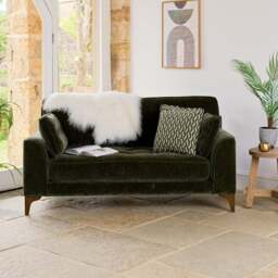 Hartpury 2 Seater Sofa in Green - thumbnail 3