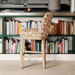 Richmond Bar Stool In Caramel - thumbnail 2