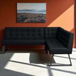 Rubix Corner Bench in Black - thumbnail 3