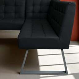 Rubix Corner Bench in Black - thumbnail 4
