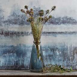 Glass Royal Vase in Full Luster and Cheena Grey - Small - thumbnail 1