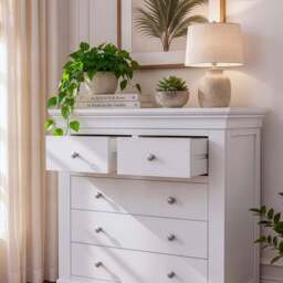 Provence 2 over 3 chest in white - thumbnail 2