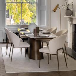 Bresso Dining Table Bronze - thumbnail 1