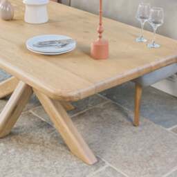 Fairmile 200cm Dining Table with Fairmile Corner Bench - RHF - thumbnail 6