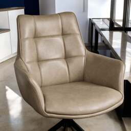 Jill Mushroom Brown Dining Chair - thumbnail 4