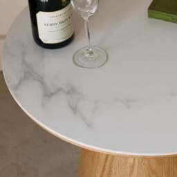 Sutton Round Lamp Table in Ash - thumbnail 4