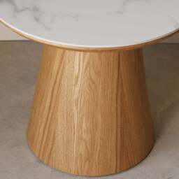 Sutton Round Lamp Table in Ash - thumbnail 3
