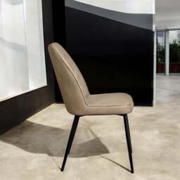 Walton Mushroom Brown Dining Chair (Set of 2) - thumbnail 2