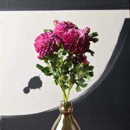 Pompon Dahlia Spray 68cm - thumbnail 4