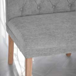 Boston Corner Bench in Grey (Left Hand Facing) - thumbnail 3