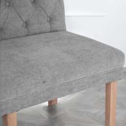 Boston Corner Bench in Grey (Left Hand Facing) - thumbnail 4