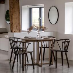 Craft Folding Dining Table Smoked - thumbnail 2