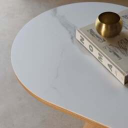 Sutton Oval Coffee Table in Ash - thumbnail 2