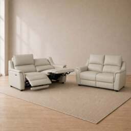Naples Cloud 3 Seater Power Recliner Sofa - thumbnail 2