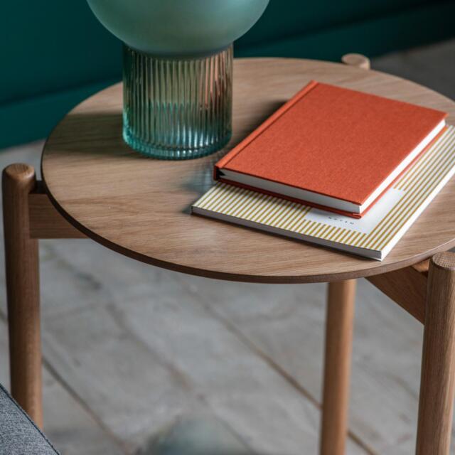 Burley Side Table Oak - image 1