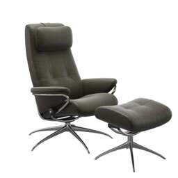 Stressless Berlin High Back Recliner with Star Base - thumbnail 2