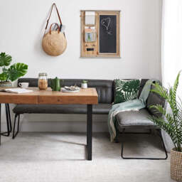 Hardy Corner Bench - Grey (Left Hand Facing) - thumbnail 4
