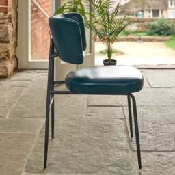 Admiral Dark Blue Dining Chair (Set of 2) - thumbnail 2