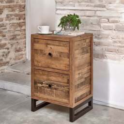 Adelaide 2 Drawer Filing Cabinet - thumbnail 2