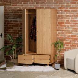 Milan 2 Door Wardrobe - thumbnail 3